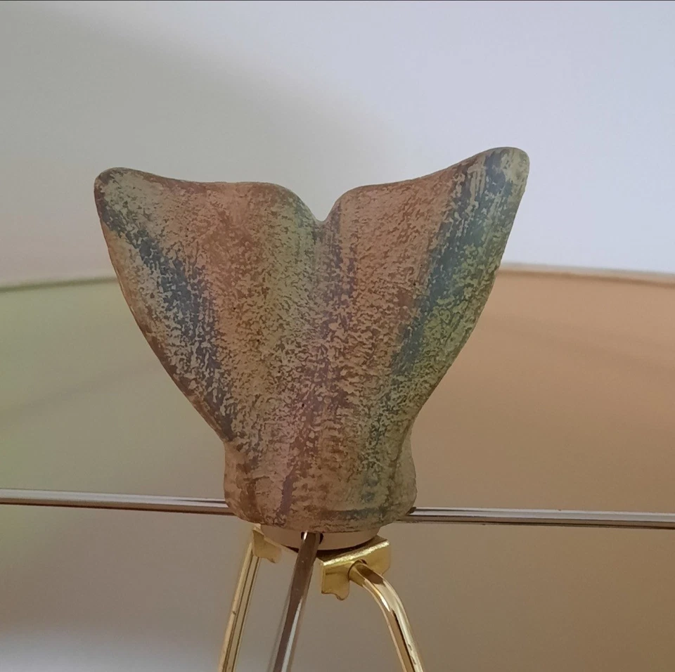 Lrg 80s Coastal Dolfin Pod Waves Ceramic Table Lamp Sculptural Ocean Marine Mood - Image 2 of 4