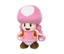 Little Buddy Super Mario Bros Toadette 8" Stuffed Animal Plush Toy Doll
