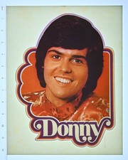 Original VINTAGE 1970s Heat Transfer | Donny Osmond Portrait  - Factors -'77