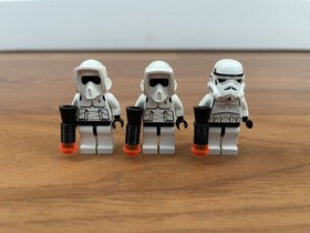 LEGO 7139 Star Wars Ewok Attack Partial Set 2 Scout Troopers 74-Z & Catapult