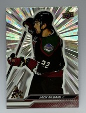 Upper Deck Insert Jack McBain #10 Arizona Coyotes 2023-24 Series 1 Hockey
