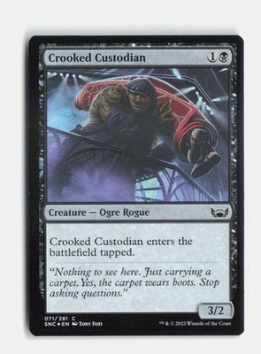 Crooked Custodian 71 Foil Streets of New Capenna MTG NM