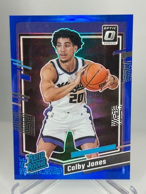 2023-24 Optic Blue Holo Colby Jones /49