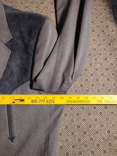 Vintage Circle S Western 2 pezzi tuta 48R grigio cappotto sportivo boise yoke cowboy USA - Foto 3 di 24