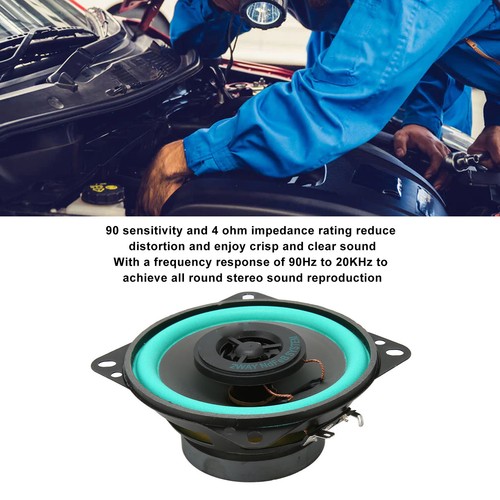 100W Car Speakers 4in Wear Resistant High Fidelity Coaxial Car Loudspeaker For - Bild 6 von 22