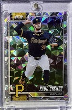 PAUL SKENES RARA CARTA INVESTIMENTO PARALLELA TOPPS DIAMANTÉ PIRATI DI PITTSBURGH