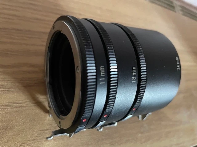 Unbranded Nikon F Mount 11mm, 18mm, 36mm  Extension Tube Set  - Image 4 of 4