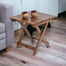Holz Twist Modern Modern Klappbar Mangoholz Beistelltisch