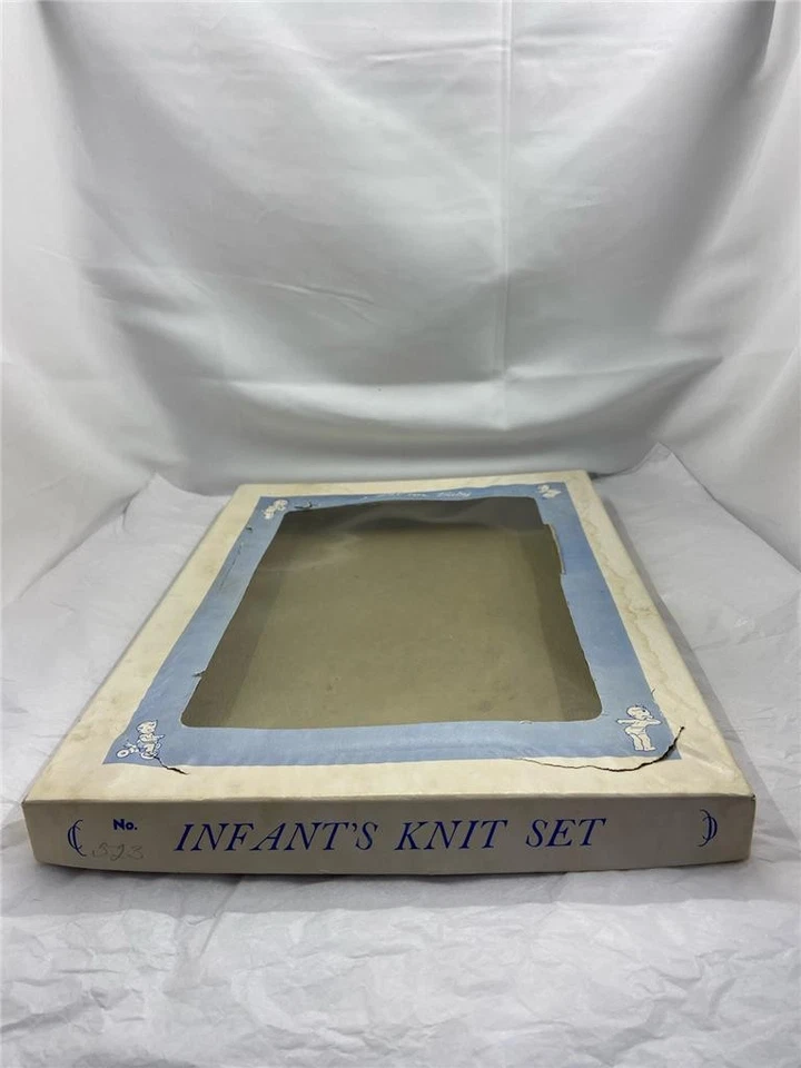 3 Vintage Cradle Knit Layette Set Cardigan Sweater Booties Hats Baby Girl Boy - Image 3 of 4