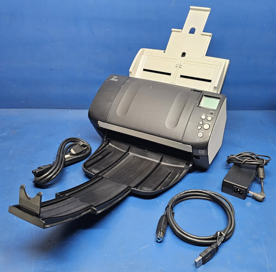 Fujitsu, Fi-7160 PA03670-B085 Color Duplex Document Scanner, Under 20K Scans.