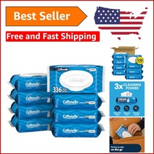 Cottonelle Fresh Feel Flushable Wet Wipes 8 Flip-Top Packs 42 Wipes Per Pack
