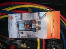 Manifold Électronique Testo 550 – Kit Complet avec Mallette et Flexibles – État