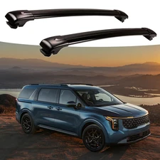 2PCS Crossbar Fits For Kia carnival 2022-2026 Cross Bar Roof Rack black Bars