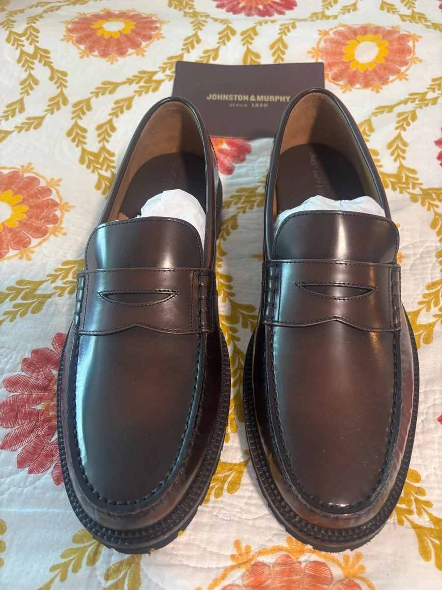 Johnston & Murphy Leather Upper Brown Dress Shoes for Men for sale | eBay