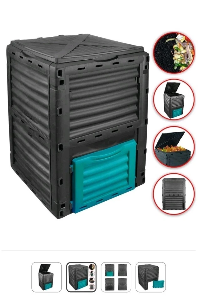 Komposter DMS KP-300 Gartenkomposter Thermokomposter 300 Liter - Bild 2 von 3