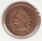 US Rare Old West 1900 Indian Head Penny Coin American Collection Shield Cent USA