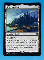 Academy Ruins #58 Commander: Aetherdrift