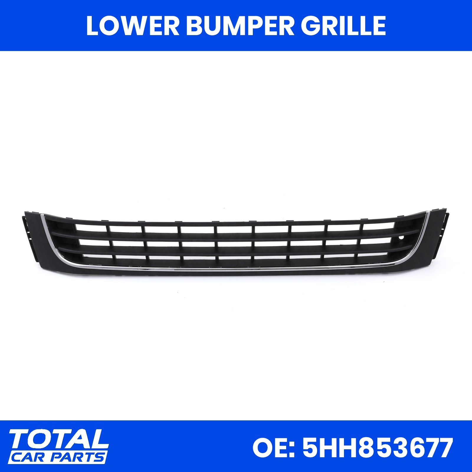 FRONT LOWER RADIATOR BUMPER GRILLE FOR VW AMAROK MK1 2H PRE-FACELIFT 2010-2016