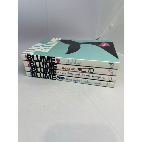 Judy Blume Lot of 4 Books Blubber Deenie Then Again Are You There God? Paperback - Picture 2 of 7