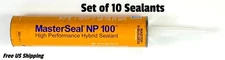 Masterseal NP 100 Hybrid Sealant Off White 10.1 oz Set of 10