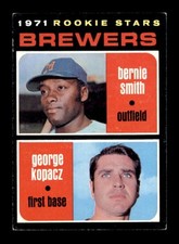 1971 Topps #204 Bernie Smith/George Kopacz Brewers Rookies EX/EX+ X3375856