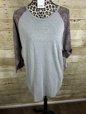 LuLaRoe Size XL NEW NWT Randy Baseball Raglan