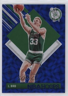 2024-25 Panini NBA Hoops Hoops Tribute Blue Scope /99 Larry Bird #299 HOF 0c3