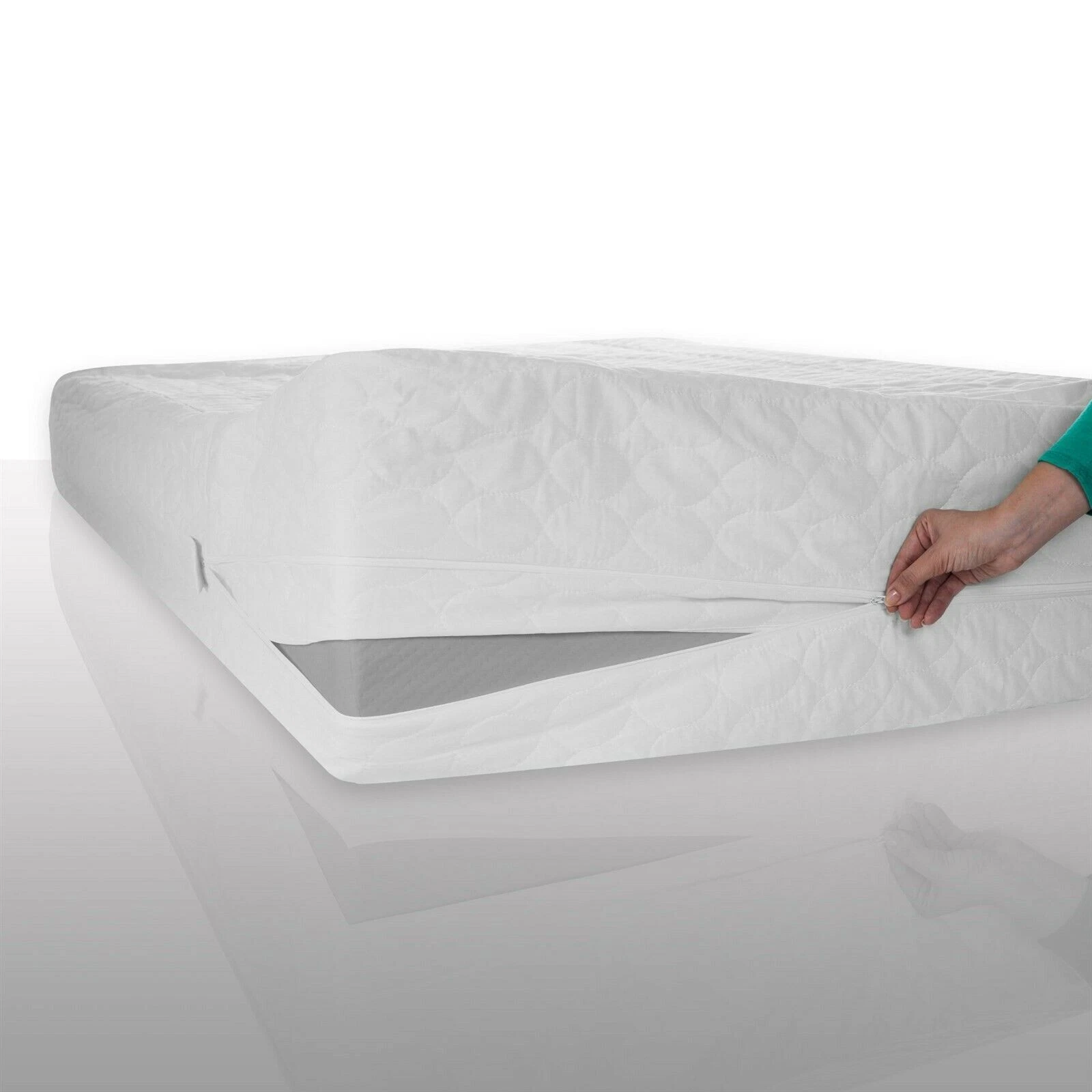 Remedy Bed Bug Dust Mite Cotton Mattress Protector- Full Size