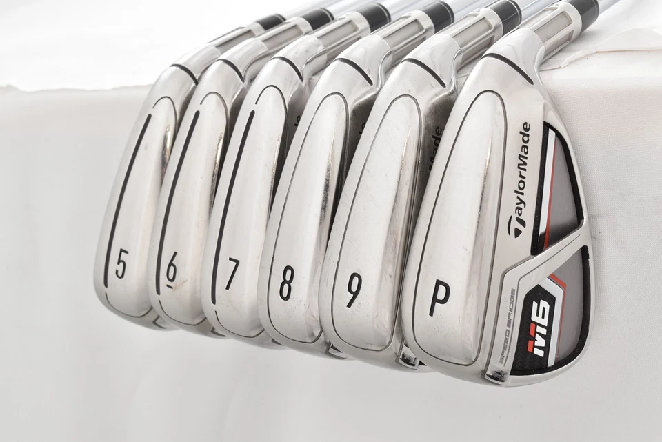 6PCS Taylormade M6 Iron Set 5-6-7-8-9-P PW RH REAX 85 Flex R Regular Golf Clubs - Image 3 of 4