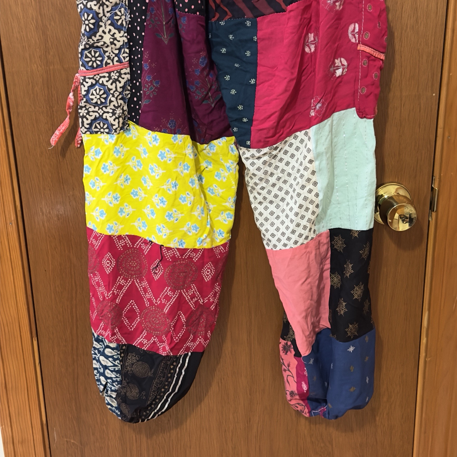 Ashley Taylor Patchwork Pants Harem Style High Wa… - image 10