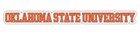 Oklahoma State Cowboys College Text Vinyl Decal – White, Clear and Holo