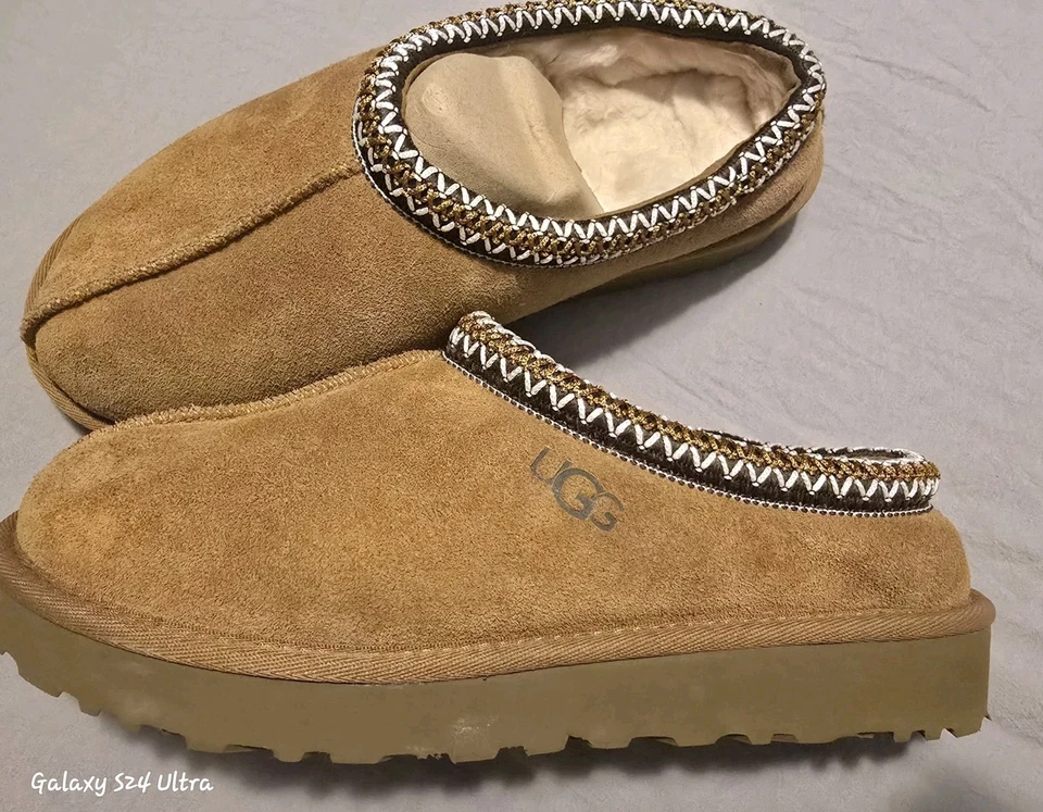 Chinelos femininos UGG Australia Tasman 9 EUA - Marrom - Imagem 3 de 4