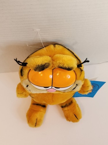 Vintage 10" 1978-1981 Dakin Inc. GARFIELD the Cat Plush - With Tags - Picture 9 of 14