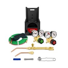 RX WELD Oxy-Fuel Welding and Cutting Torch Kit - Light Duty HVAC Brazing Set ...