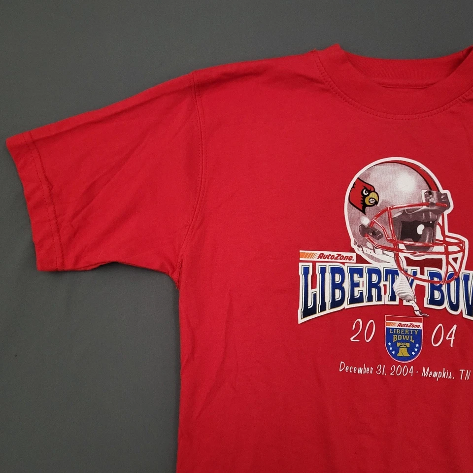 Camisa De Colección UofL Liberty Bowl Starter Jóvenes Niños Grande L 14/16 Manga Corta Foto 2 de 4