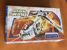 Star Wars Clone Wars Army Of The Republic Command Gunship Vehicle Hasbro 2003