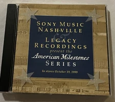 MERLE HAGGARD, MARTY ROBBINS - Legacy American Milestone Series Promo CD - LOOK