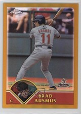 2003 Topps Chrome Gold Refractor 262/449 Brad Ausmus #258 7xr