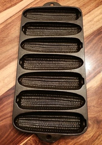 HTF Wagner Ware Sidney -0- Senior Corn Stick Pan, Pat. Pend, 1918-1920