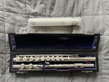 Sun Laurel Silver Flute With Silver Plated Mouth Piece By Trevor James