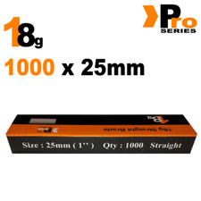 18 Gauge Brads: Sizes 25mm  Brads ( 1000 Brad Handy Pack )