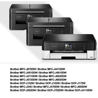 Druckerpatronen Kompatibel Brother LC123 XL MFC-J4410DW