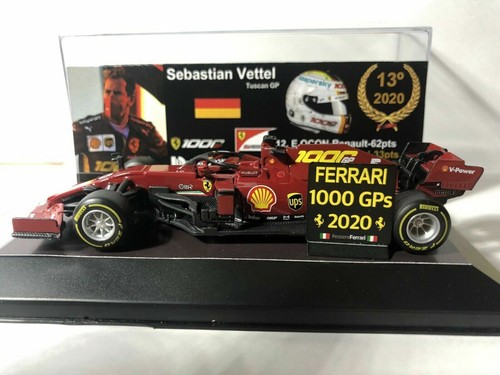 Pitboard 1:18 (F1 Slate) / Vettel & Leclerc (Ferrari) 2020 / 1000 GP - Imagen 5 de 12