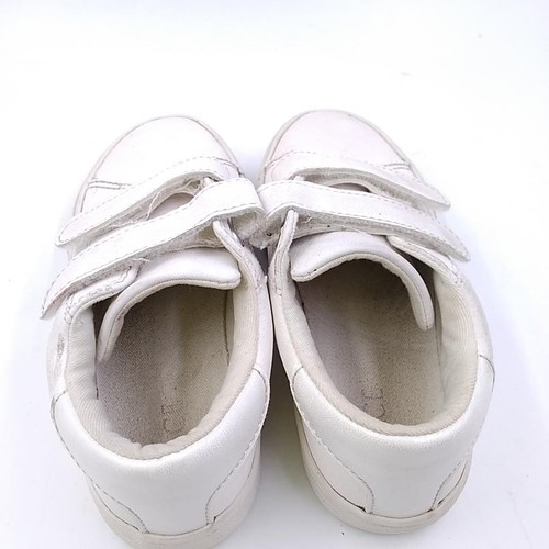 The Childrens Place Unisex Kinder weiß Haken & Schlaufe Turnschuhe Sportschuhe Gr. 10 - Bild 3 von 9