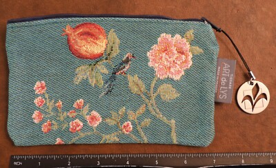 New TISSAGE~ART DE LYS~ Pochette ZIPPERED BAG