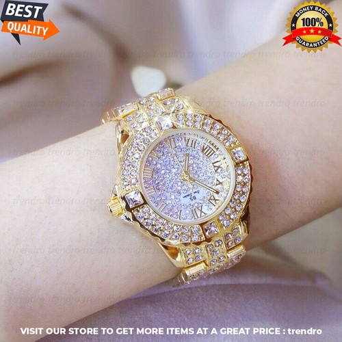 Reloj De Pulsera Para Mujer Oro Lujo De Cristal Relojes Con Diamantes Relojes - Bild 10 von 15