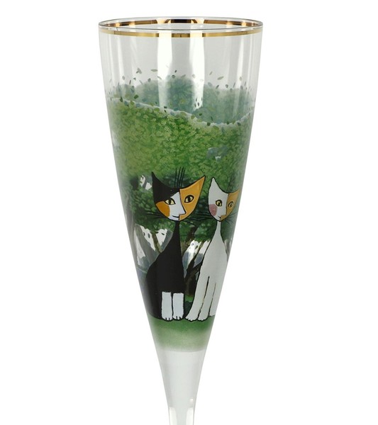 Goebel Sektglas Rosina Wachtmeister Una Passeggiata Nel Verde 27,5 Cm-image