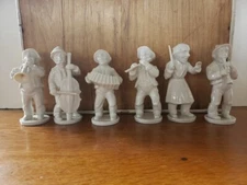 Circa 1960 Karl Heinz Klette Porcelain Six Piece Orchestra Figurines Set