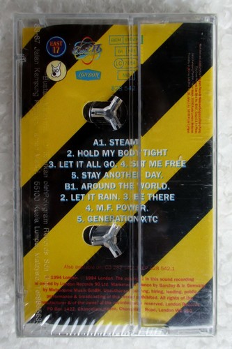 Steam by East 17 Rare 1994 Malaysia Cassette Tape Brand New Sealed - Picture 2 of 3