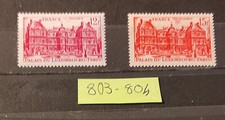 timbres france neuf** année 1948 n° 803 804